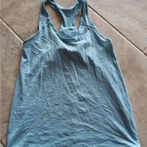 Lululemon Athletica Blue Sleeveless Tank Top